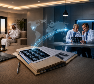 الرأي الطبي الثاني مع دكتور جلوب مع مستشارين عالميين